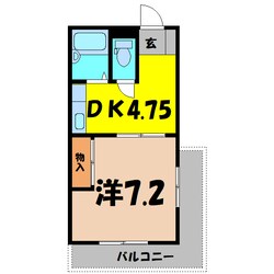 小林コーポ（熊谷市村岡）の物件間取画像